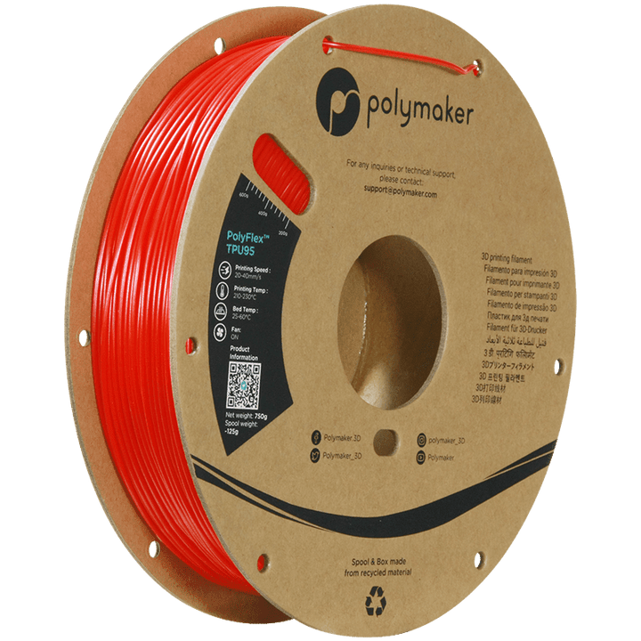 Polymaker Polyflex TPU-95A Filament 750g / 1.75mm Filament 3ddruckboss