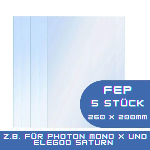 FEP Folie Photon Mono X oder Saturn - 260x200mm.